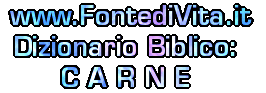 Spiegazione del Termine Biblico: CARNE