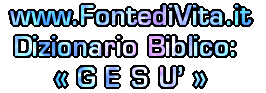 Spiegazione del Termine Biblico: GESU'