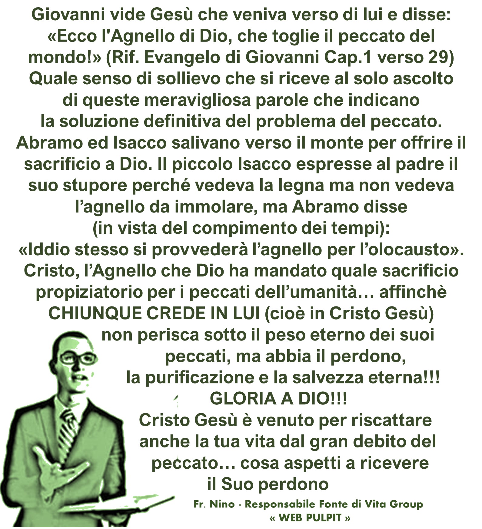 ECCO L'AGNELLO DI DIO