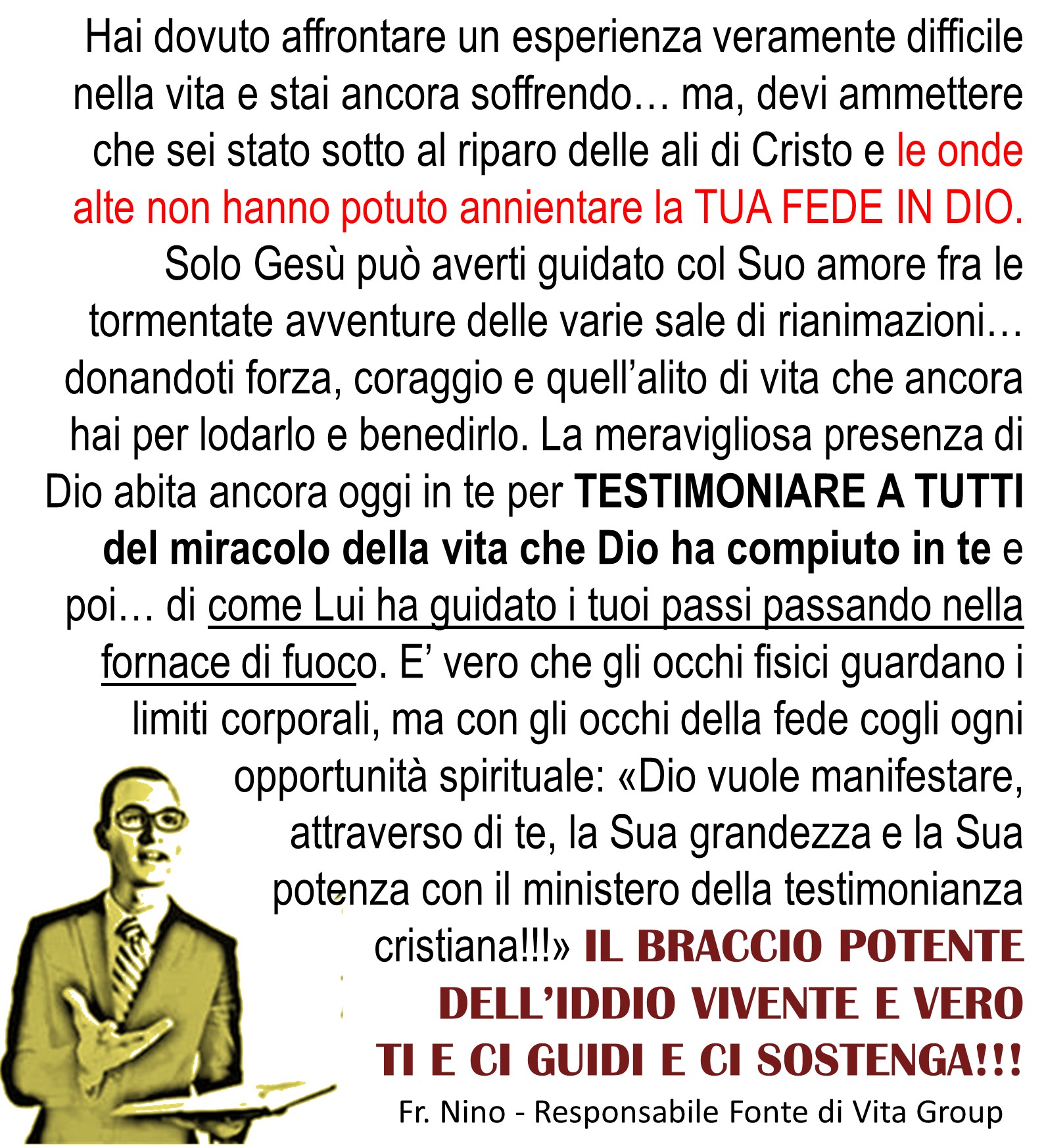 IL FARO NELLA SOFFERENZA