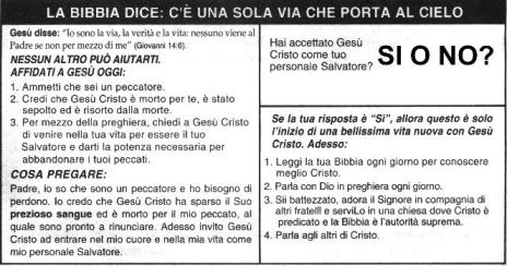 Fumetti Cristiani creati da Cristiani Evangelici