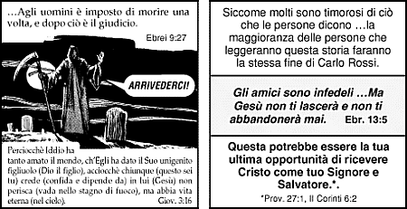Fumetti Cristiani creati da Cristiani Evangelici