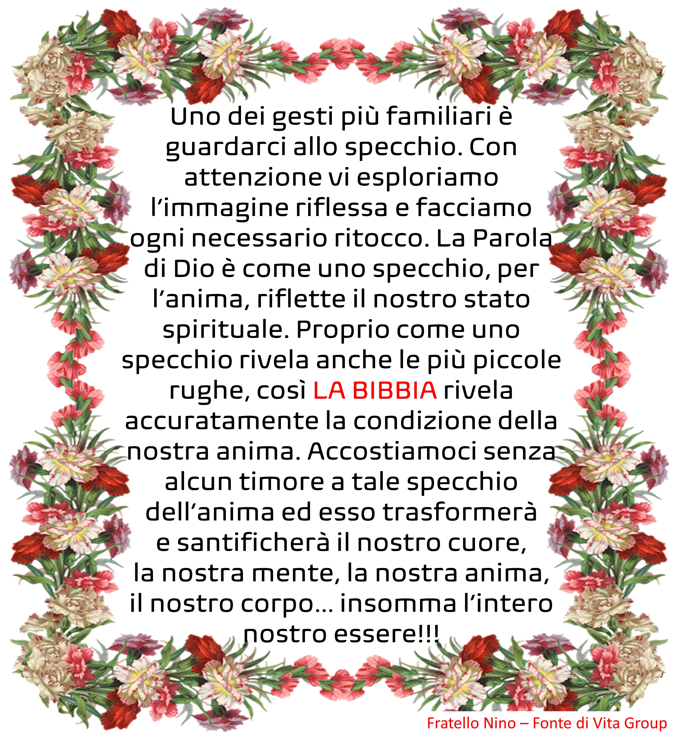 Evangelici - LO SPECCHIO DELL'ANIMA