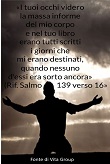 Dal Salmo 139 verso 16 - Banner Evangelici - FontediVita.it
