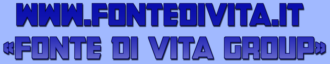 Logo FontediVita.it - Cristiani Evangelici Fonte di Vita Group