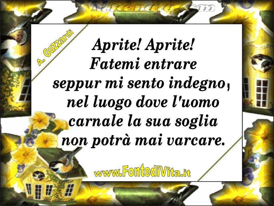 Salmi e Poetica: Aprite! Aprite!